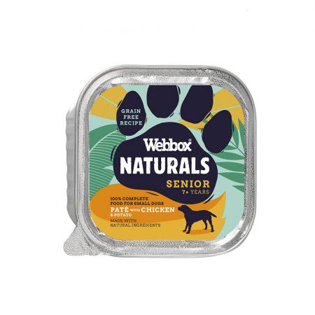 Webbox senior deals dog food